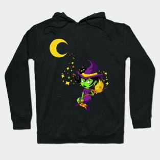 Flying Witch (NEON) Hoodie